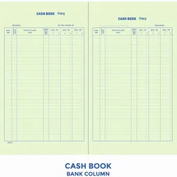 neelgagan No. 4 Cash Bank Column Ordinary Binding,Register Size 256 Pages (19.0cm X 32.0cm) 1-Part Cash Record image 2
