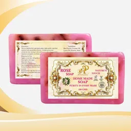 pihaaru Pack of 2 ,Natural Rose Beauty Soap – Handcrafted with Love (200gm)[-picture-35