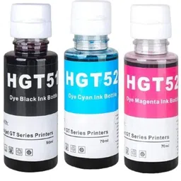 Salty High Quality Refill ink HGT 51/52 Compatible For HP 315 319 410 415 419 Printers Black + Tri Color Combo Pack Ink Bottle-image-0