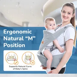 r for rabbit Upsy Daisy Ergo Baby Carrier | Adjustable Lumbar Strap | 8-in-1 Ergonomic Baby Carrier image 2