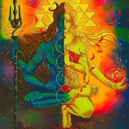 printnet Lord Shiva Parvati Wall Poster | HD Poster for room decor Paper Print-picture-20