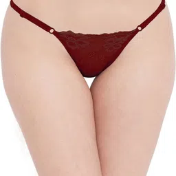 kamz Women Thong Maroon Panty-picture-48