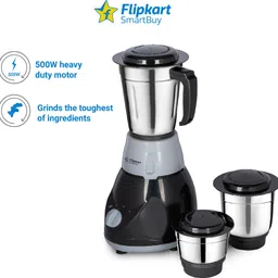 flipkart smartbuy PowerChef 500 W Juicer Mixer Grinder image 2