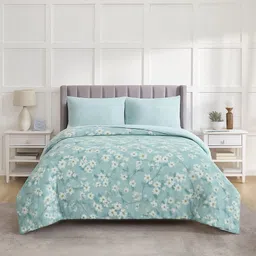 skihomes Microfiber Queen Flat 120 TC Solid Bedsheet-picture-24