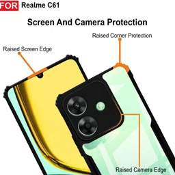 zapcase Back Cover for Realme C61 image 4