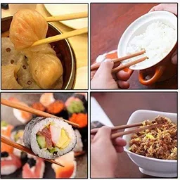 wanzhow Eating, Decorative, Training, Cooking, Chewing Wooden Japanese, Korean, Vietnamese, Chinese Chopstick image 3