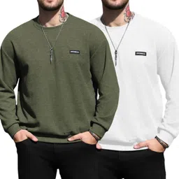 sti Men Full Sleeve Solid Sweatshirt image 1