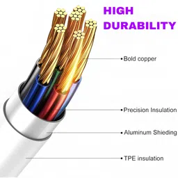 MATSV Lightning Cable 6 A 1 m original 20 W PD Fast Charging USB C to Lightning image 3