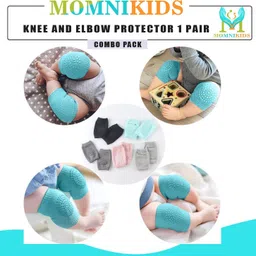 sbts Anti Slip Baby Knee Pads For Crawling, Soft and Comfortable(Green, 1 Pair) Green Baby Knee Pads-picture-12