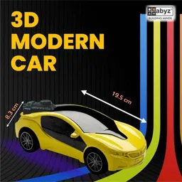 toytry 3D Yellow Smoke Car image 3