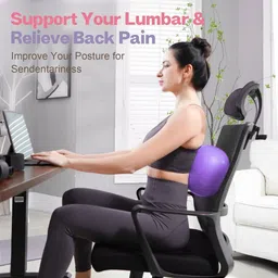 shopeleven Soft Pilates Yoga Ball for Core Strength, Balance & Home Fitness , Exercise Gym Ball image 4