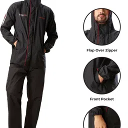 zeel Solid Men Raincoat image 5