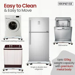 shop4ever Washing Machine, Refrigerator, Air Cooler Material Iron image 5