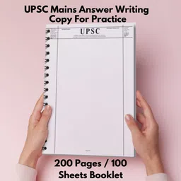 skillset UPSC ANSWER WRITING COPY A4 Notebook 200 Pages image 3