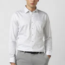van heusen Men Slim Fit Printed Formal Shirt image 1