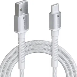 Portronics USB Type C Cable 3 A 2 m Konnect X Nylon Braided Fast Charging and Data Sync-picture-22