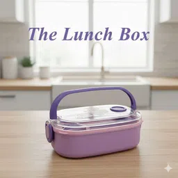 plast boy Leak Proof Unicorn Print Lunch Box with Spoon & Fork 2 Containers Lunch Box-picture-11
