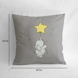 the purple tree Canvas Cushion with Baby Elephant Print image 3