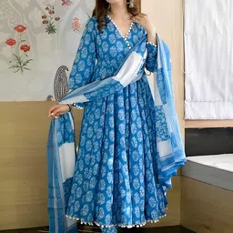 Diayanshii Printed Kurta, Palazzo & Dupatta Set-image-19