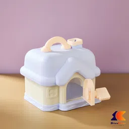 stancray The hut-shaped piggy bank adds charm to saving with its cute and unique design. Coin Bank image 3