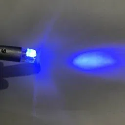 deepak badkur Laser Light , LED Flashlight + Torch Keychain + Laser Pointer ( Pack Of 1 ) With 3 Button Size Cell image 3