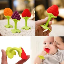 nxgtya BPA Free Veggie Fruit Feed Nibbler Juicer, Baby Food Dispensing Spoon Bottle - Silicone image 3