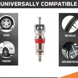 valuesphere Copper Tyre Valve Cap for Car image 2