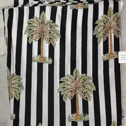 Unstitched Pure Cotton Multi-purpose Fabric Striped-image-3