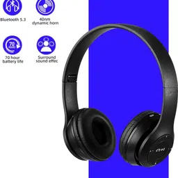 bagatelle Top Quality Headphone Bluetooth Headset Foldable Headband Hands-free Bluetooth & Wired Headset-picture-20