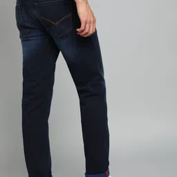 killer Men Slim Mid Rise Dark Blue Jeans image 4