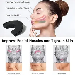 shukan enterprise Silicone Jawline Trainer, Face Slimming Chew Device, Double Chin Reducer image 3