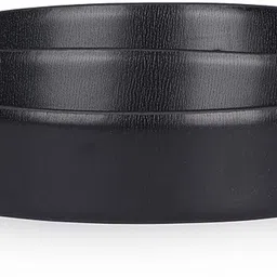 trend Men & Women Casual, Evening, Formal, Party Black Genuine Leather Reversible Belt image 3