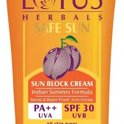 lotus herbals Sunscreen - SPF 30 PA++ Sun Block Cream Sweat & Water Proof, Non Greasy SPF 30 PA++-picture-28