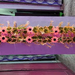 kingstyle impex Artificial Flowers Home Decoration Vine Creepers Plant Wall Hanging Chain 1672I Multicolor Sunflower Artificial Flower image 3