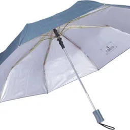 the clownfish 3 Fold Auto Open Double Coated Silver Lined Umbrellas(Bottle Green) Umbrella image 2
