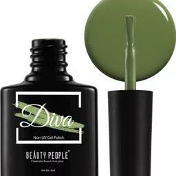 beauty people Diva Nail Polish, 21-Free Formula, Vibrant Shade, Green, 8ml Green-picture-10