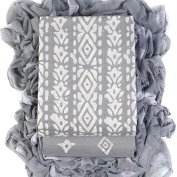 yankita Unstitched Cotton Blend Kurta & Patiyala Material Printed image 4