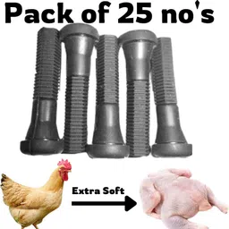 pv engineers Mini Pack Of 25 No's Soft Chicken Rubber Pluckers Silicone Masher Meat Tenderizer-picture-14