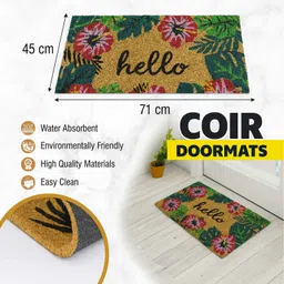 luxe home international Coir Door Mat image 3