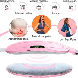 14 fab Cordless Electric Heating Pad Belt for Period Cramps and Back Pain Relief image 5