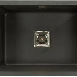 24X18 Polter Indian Quartz Kitchen Sink Q003 Top Mount image 3