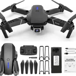 kiwiplastelo E 88 Pro 4K Camera Drone With WIFI FPV, Brushless Motor and Foldable Design Drone-picture-14