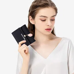 inovera Women Black Genuine Leather Wallet image 5