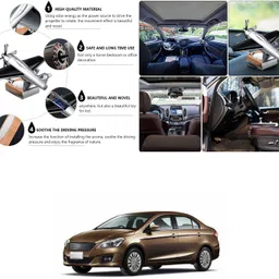 prtek Solar Rotating solar energy powered 360 degree rotating double ring suspension air freshener perfume Car Air Freshener Perfume Solar Auto Rotation Double Ring Suspension Essential Oil Diffuser Accessorie Car Interior Aromatherapy A164 Air Purifier image 4