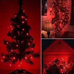 vespa 40 LEDs 15 m Red Steady String Rice Lights image 2