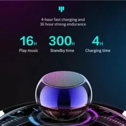 Luhar SQSA_Bluetooth M3 Plus Portable Mini Speaker Bluetooth Speaker(Multicolor) 5 W Bluetooth Home Audio Speaker-image-3