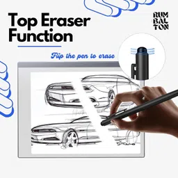 Rumbalton Stylus EMR Pen for Galaxy Tab S9/S8/S7/S6 Lite/FE/Ultra | 3 Nibs Included Stylus image 2