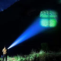 dazzel flex Metal LED Flashlight, LED Water Resistant Zoomable Torch with 5 Lighting Modes Torch image 5