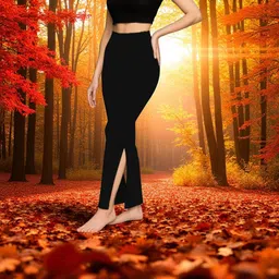 The Stanch Shapeware Black MT1003 Lycra Blend Petticoat-image-11