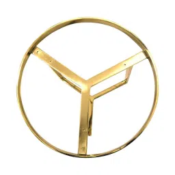 metalsmith Monarch Elegant Wooden Side Table In Gold Finish image 2